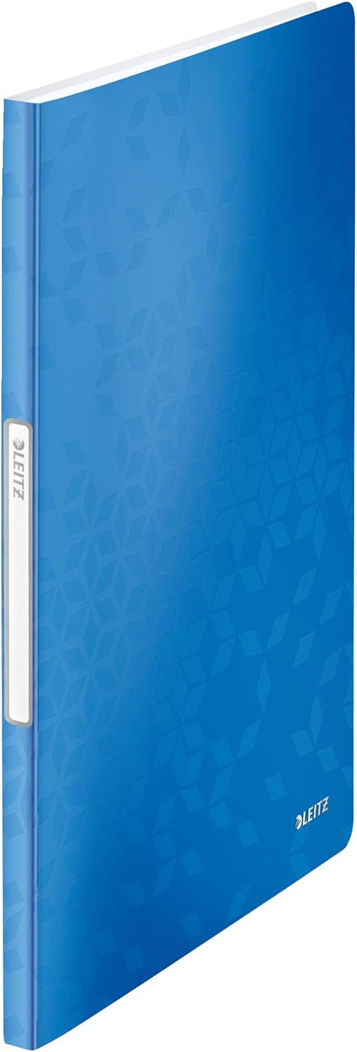 LEITZ Protège-documents WOW, A4, PP, 20 pochettes, bleu - Cartouchify
