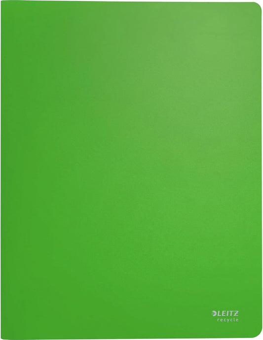 LEITZ Protège-documents Recycle, A4, PP, 40 pochettes, vert - Cartouchify