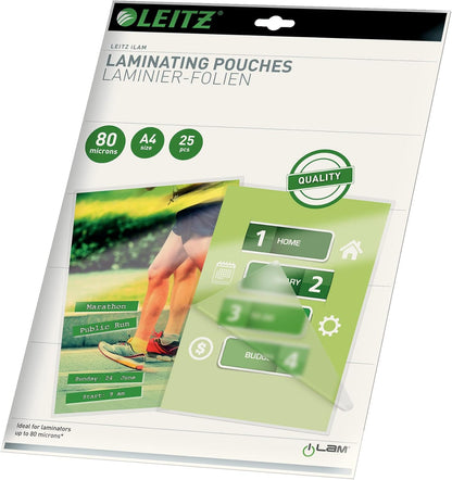 LEITZ Pochette de plastification, A4, brillant, 160 microns - Cartouchify