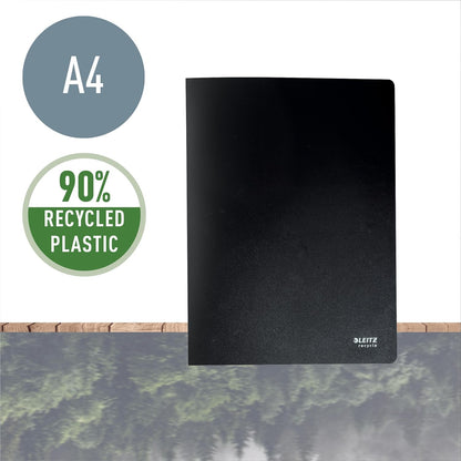 LEITZ Protège-documents Recycle, A4, PP, 20 pochettes, noir - Cartouchify
