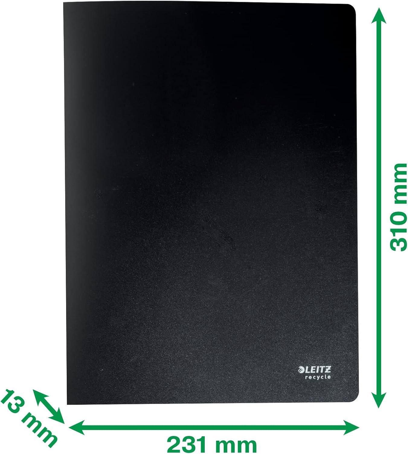 LEITZ Protège-documents Recycle, A4, PP, 20 pochettes, noir - Cartouchify