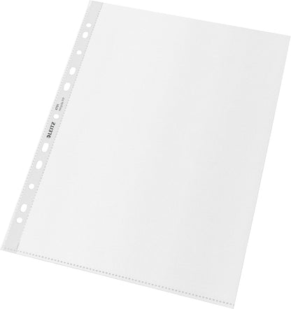 LEITZ Pochette perforée Recycle, A4, PP, grainé, 0,10 mm - Cartouchify