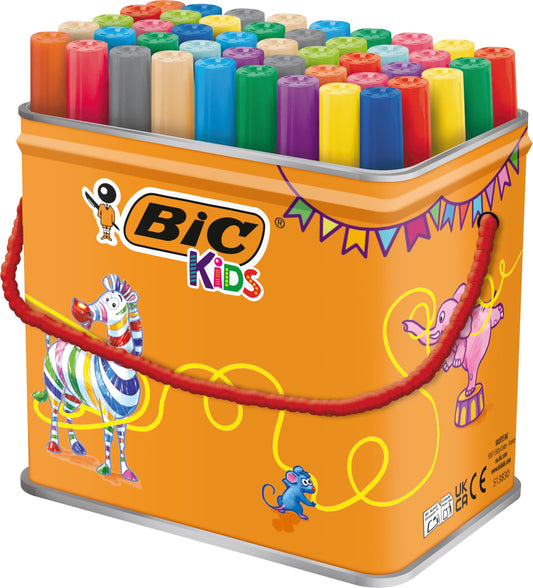 BIC KIDS Feutre Visacolor XL ecolutions, boîte de 48