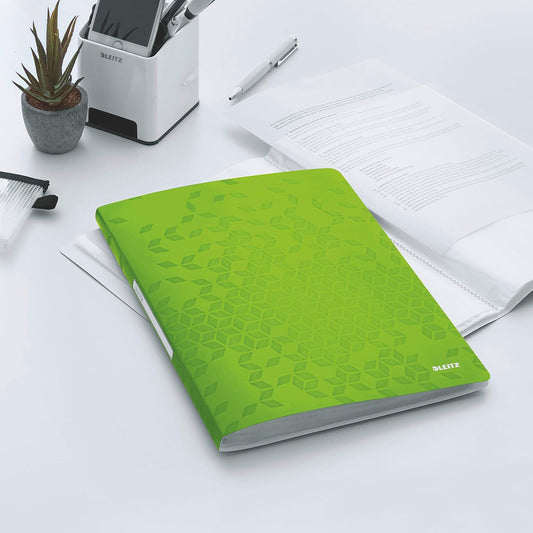 LEITZ Protège-documents WOW, A4, PP, 40 pochettes, vert - Cartouchify