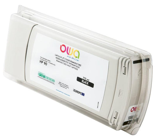 HP 90 - cartouche d'encre traceur remanufacturée OWA pour HP - Noir - Cartouchify