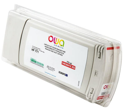 HP 771 - cartouche d'encre traceur remanufacturée OWA pour HP - Rouge - Cartouchify
