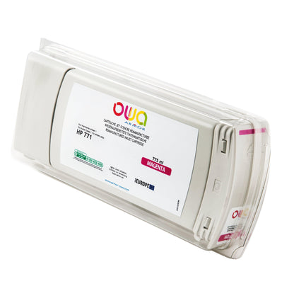 HP 771 - cartouche d'encre traceur remanufacturée OWA pour HP - Magenta - Cartouchify