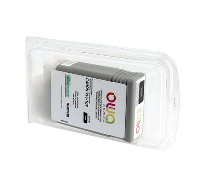 CANON PFI-107 - cartouche d'encre traceur remanufacturée OWA pour CANON - Noir Mat - Cartouchify