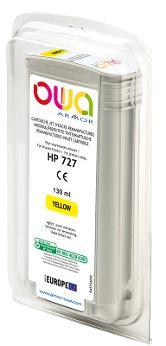 HP 727 - cartouche d'encre traceur remanufacturée OWA pour HP - Jaune - Cartouchify