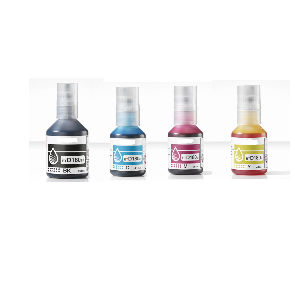 Brother BTD180CLVAL Bouteille encre Pack 4 Couleurs compatible · Premier Prix