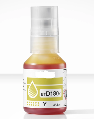 Brother BTD180Y Bouteille encre Jaune compatible · Premier Prix