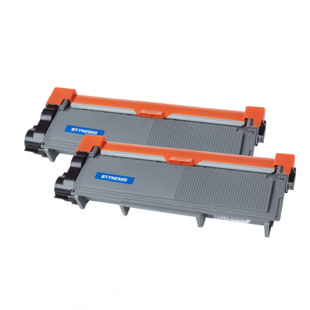 Brother TN2320TWIN Toner Pack 2 Noir compatible · Premier Prix