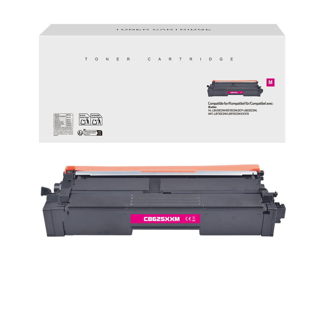 Brother TN625XXLM Toner Magenta compatible · Premier Prix