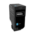 Lexmark 74C2HC0 Toner Cyan compatible · Premier Prix