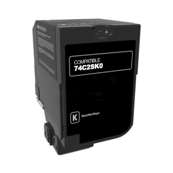 Lexmark 74C2SK0 Toner Noir compatible · Premier Prix