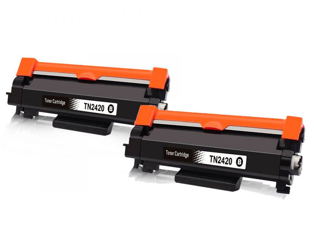 Brother TN2420TWIN Toner Pack 2 Noir compatible · Premier Prix