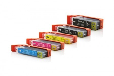 Canon CLI-581 XXL Cartouche Pack 4 Couleurs compatible équivalent à 1998C005 · Premier Prix