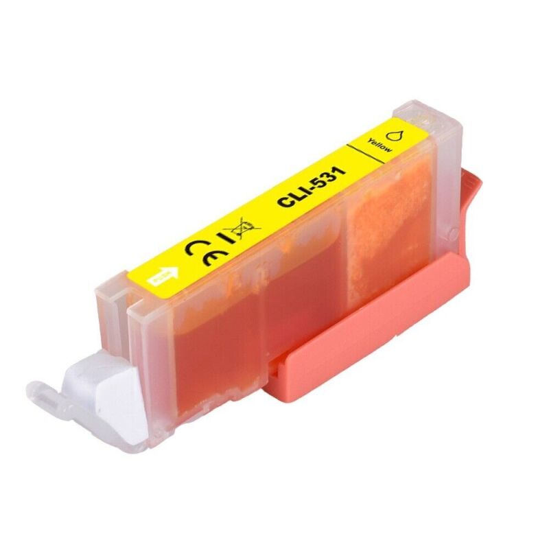 Canon CLI-531 Y Cartouche Jaune compatible équivalent à 6121C001 · Premier Prix