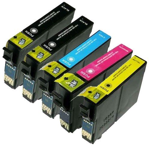 Epson T1301 Cartouche Pack 4 Couleurs compatible équivalent à C13T13014012 · Premier Prix