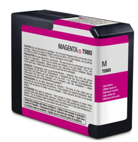 Epson T5803 Cartouche Magenta compatible équivalent à C13T580300 · Premier Prix