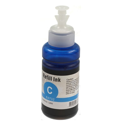 Epson T6732 Bouteille encre Cyan compatible équivalent à C13T67324A · Premier Prix