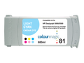 HP 81 Cartouche Cyan Clair compatible équivalent à C4934A · Premier Prix
