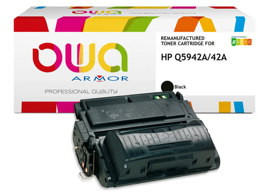 HP Q5942A - Cartouche laser compatible - Noir - Cartouchify