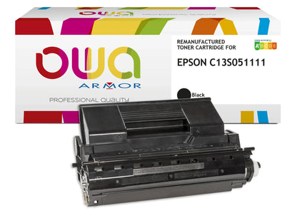 EPSON C13S051111 - toner remanufacturé OWA pour EPSON - Noir - Cartouchify