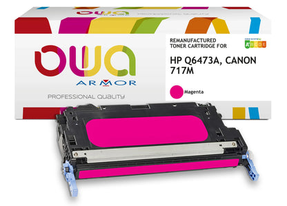 HP Q6473A, CANON 717M - Cartouche laser compatible - Magenta - Cartouchify
