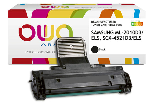 Image du samsung ml-2010d3/els, scx-4521d3/els - toner remanufacturé owa pour samsung - noir