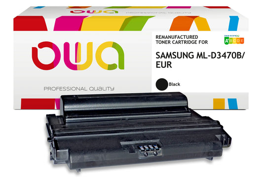 Image du samsung ml-d3470b/eur - toner remanufacturé owa pour samsung - haute capacité - noir