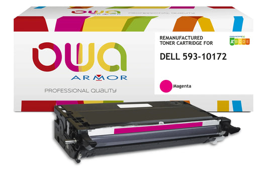 Image du dell 593-10172 - toner remanufacturé owa pour dell - haute capacité - magenta