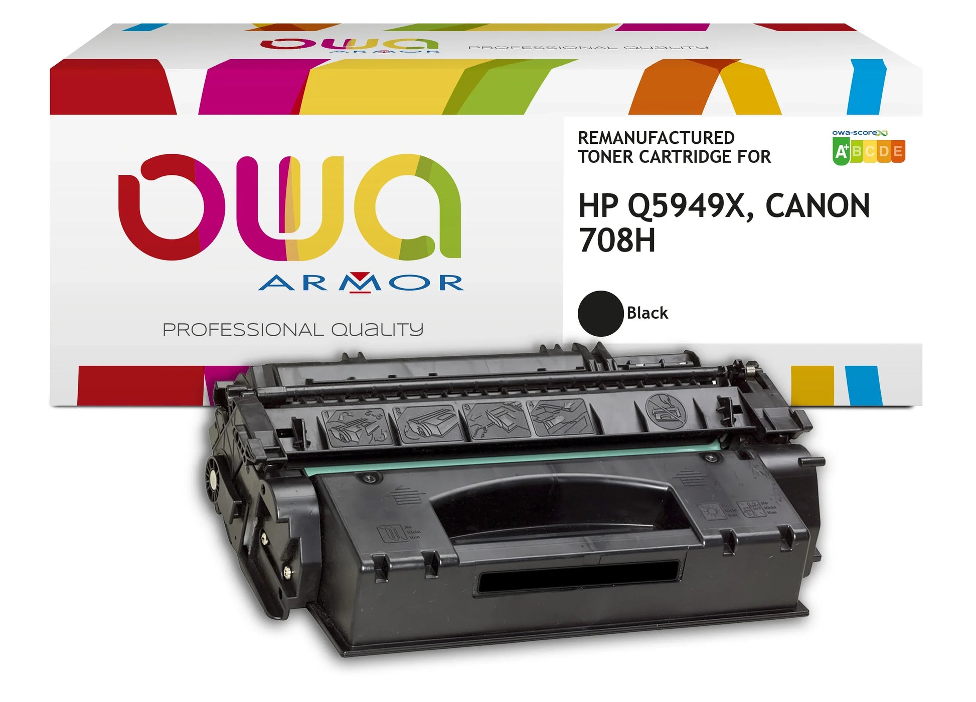 HP Q5949X, CANON 708H - Cartouche laser compatible - extra haute capacité - Noir - Cartouchify