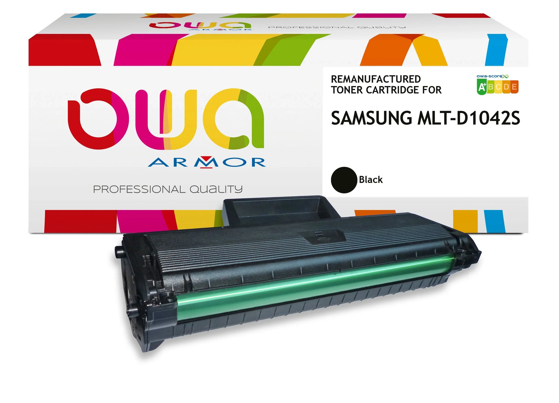 Image du samsung mlt-d1042s/els - toner remanufacturé owa pour samsung - noir