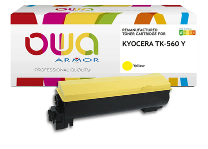 KYOCERA TK-560 Y - Cartouche laser compatible - Jaune - Cartouchify