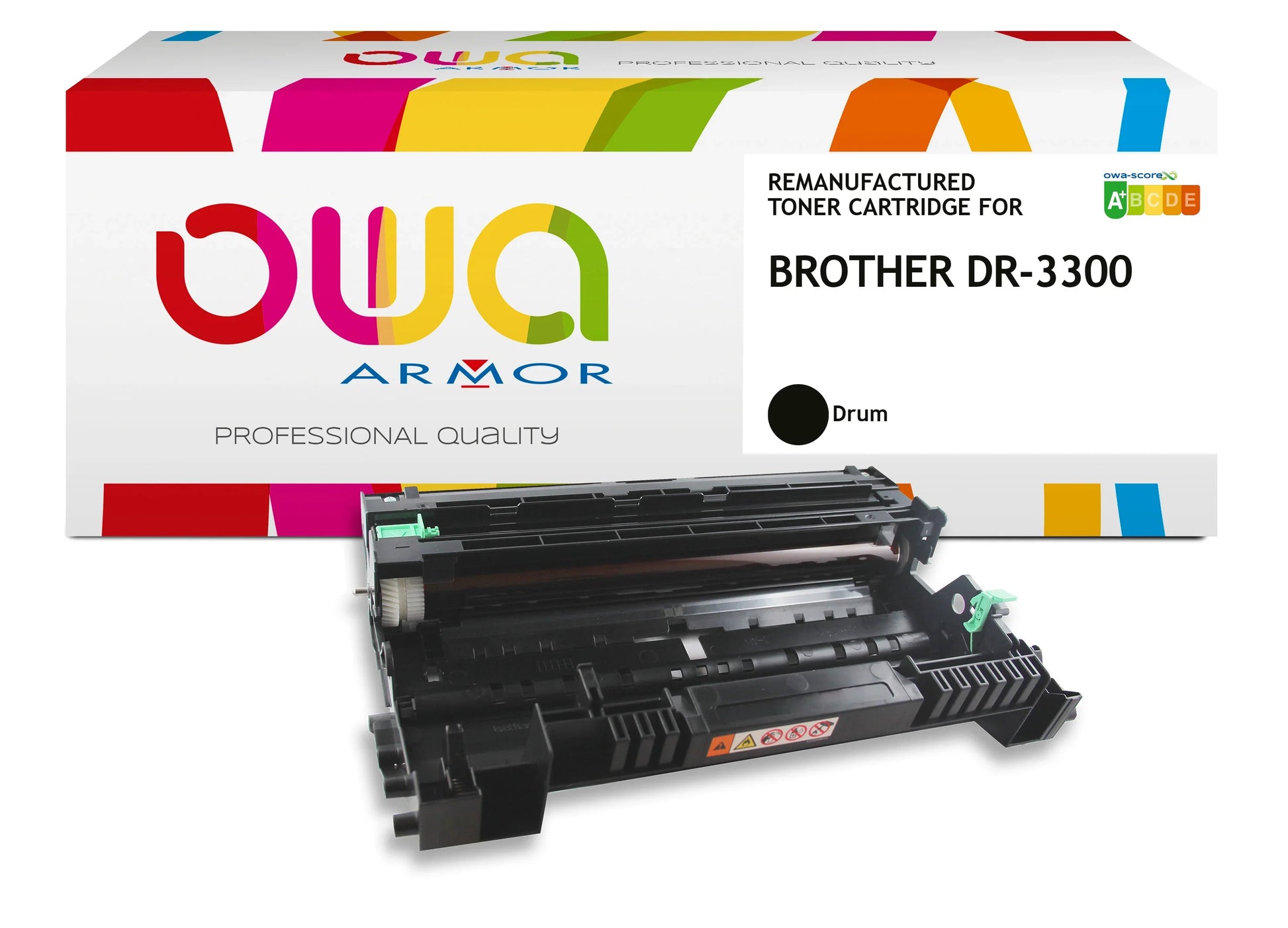 BROTHER DR-3300 - tambour remanufacturé OWA pour BROTHER - Noir - Cartouchify