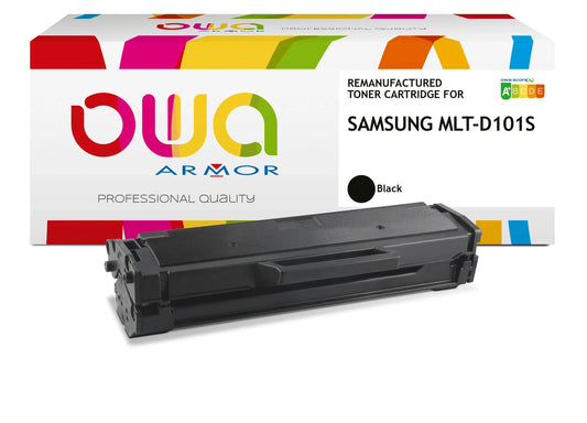 Image du samsung mlt-d101s/els - toner remanufacturé owa pour samsung - noir