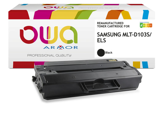 Image du samsung mlt-d103s/els - toner remanufacturé owa pour samsung - noir