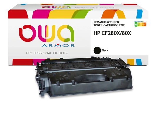 HP CF280X - toner remanufacturé OWA pour HP - haute capacité - Noir - Cartouchify
