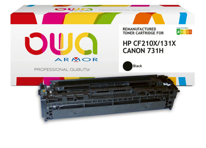HP CF210X, CANON 731H - Cartouche laser compatible - haute capacité - Noir - Cartouchify