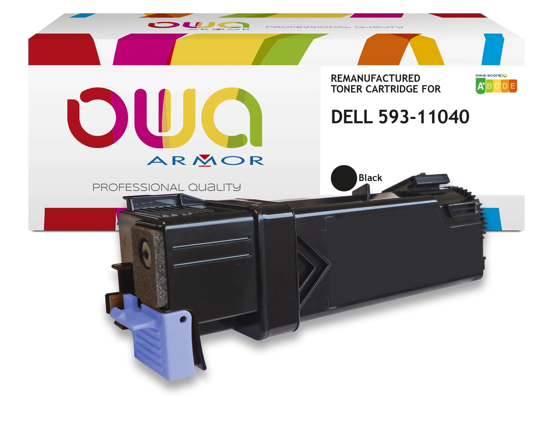 Image du dell 593-11040 - toner remanufacturé owa pour dell - haute capacité - noir