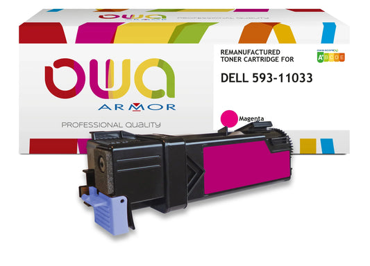 Image du dell 593-11033 - toner remanufacturé owa pour dell - haute capacité - magenta