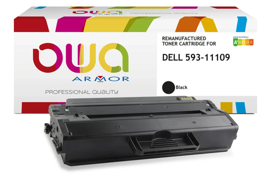 Image du dell 593-11109 - toner remanufacturé owa pour dell - noir