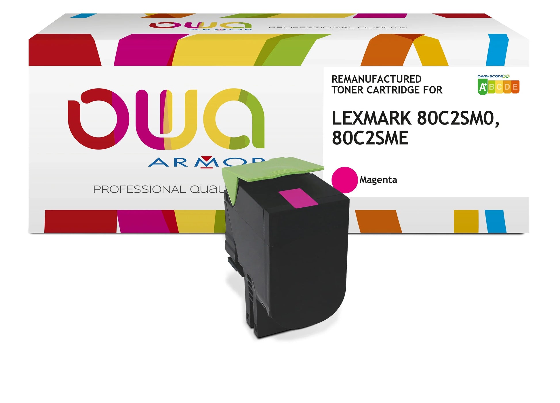LEXMARK 80C2SME, LEXMARK 80C2SM0 - Cartouche laser compatible - Magenta - Cartouchify