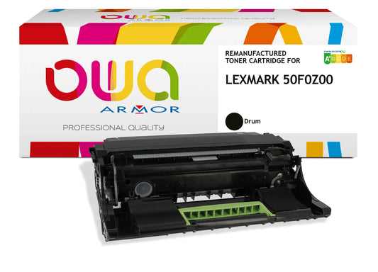 LEXMARK 50F0Z00 - tambour remanufacturé OWA - Noir - Cartouchify