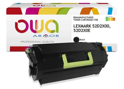 LEXMARK 52D2X00, 52D2X0E - Cartouche laser compatible - haute capacité - Noir - Cartouchify