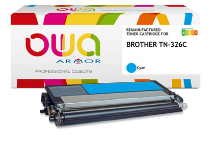 BROTHER TN-326C - toner remanufacturé OWA pour BROTHER - Cyan - Cartouchify