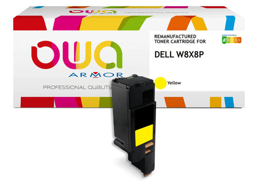 Image du dell 593-11143, dell 593-11019 - toner remanufacturé owa pour dell - haute capacité - jaune