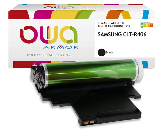 Image du samsung clt-r406/see - tambour remanufacturé owa - noir