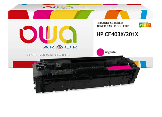 HP CF403X - Cartouche laser compatible - haute capacité - Magenta - Cartouchify